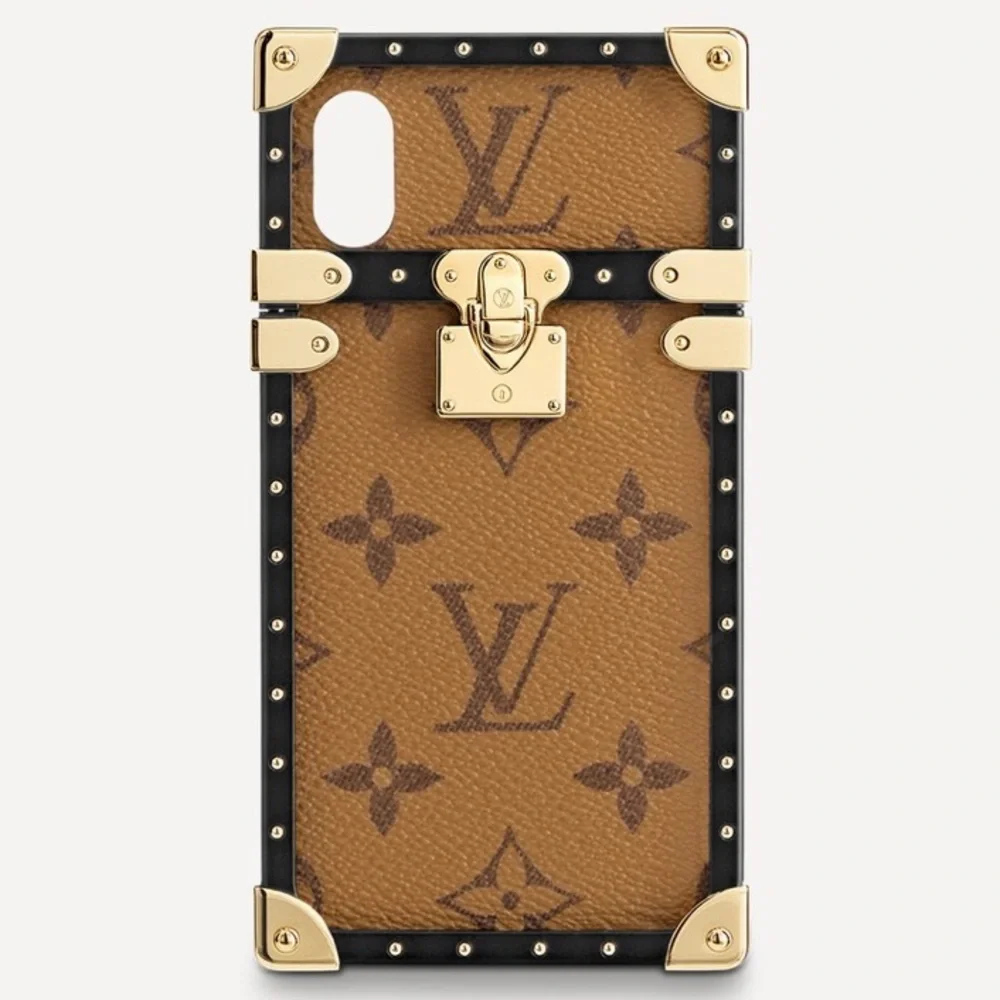 BRAND NEW LOUIS VUITTON EYE TRUNK WITH STRAP IPHONE X/XS.